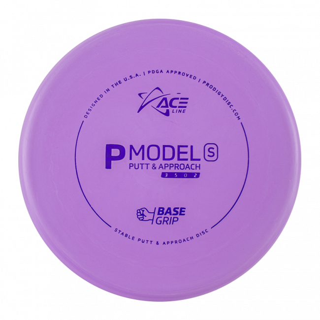 Prodigy Disc ACE Line P Model S BaseGrip Frisbee golf disc Lila