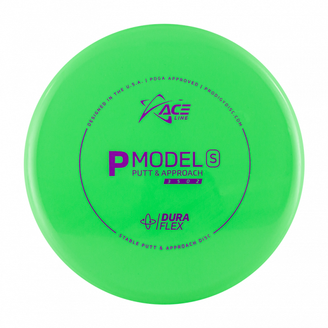 Prodigy Disc ACE Line P Model S DuraFlex Frisbee Golf Disc, Grön