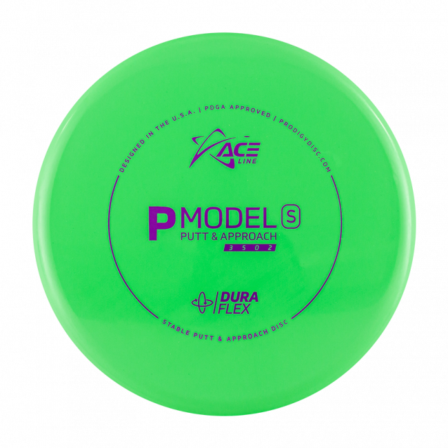 Prodigy Disc ACE Line P Model S DuraFlex Frisbee Golf Disc Grön