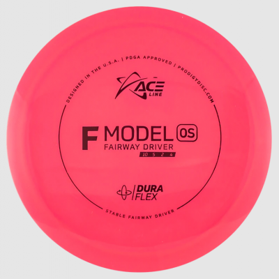 Prodigy Disc ACE Line F Model OS DuraFlex Frisbee Golf Disc, Röd