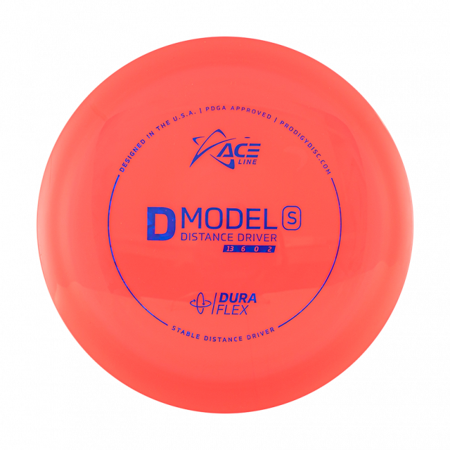 Prodigy Disc ACE Line D Model S DuraFlex Frisbee Golf Disc Röd