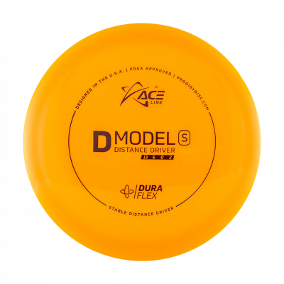 Prodigy Disc ACE Line D Model S DuraFlex Frisbee golf disc, Orange