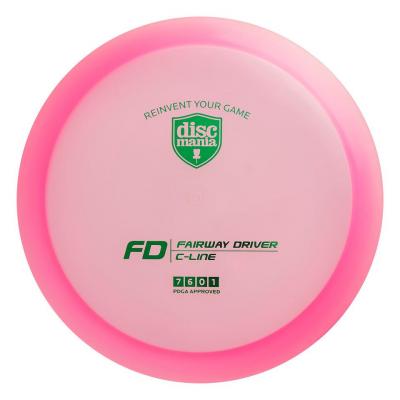 Discmania C-line FD Frisbee golf disc, Rosa