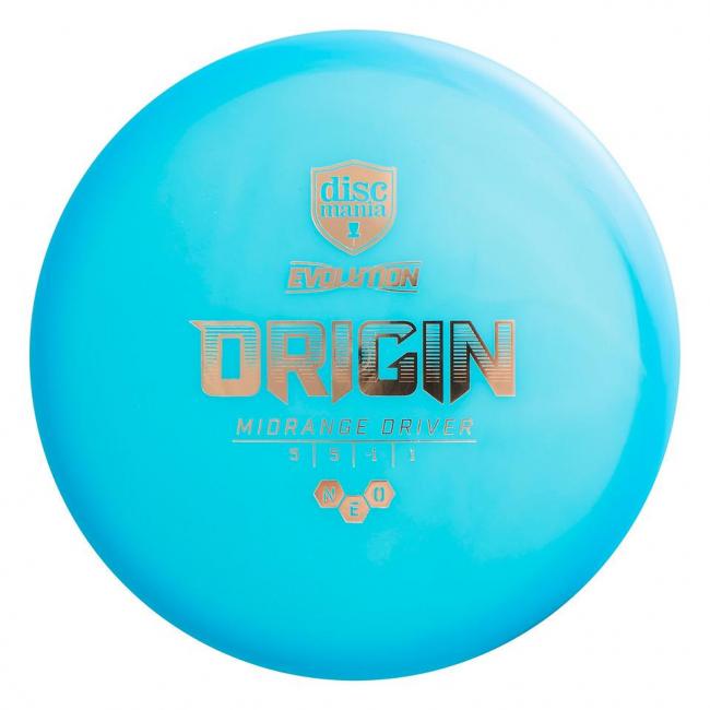 Discmania Neo Origin Frisbee Golf Disc, Ljusblå