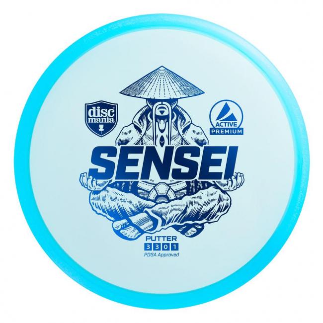 Discmania Active Premium Sensei Frisbee Golf Disc Blå