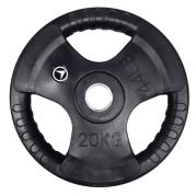 Viktskiva 20 kg, FitNord Tri-Grip