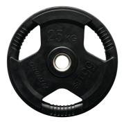 Viktskiva 25 kg, FitNord Tri-Grip Svart G2