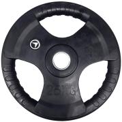 Viktskiva 25 kg, FitNord Tri Grip