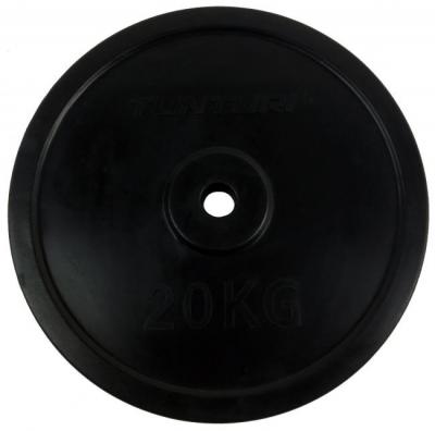 Tunturi Gummerad Viktskiva 30 mm, 20 kg