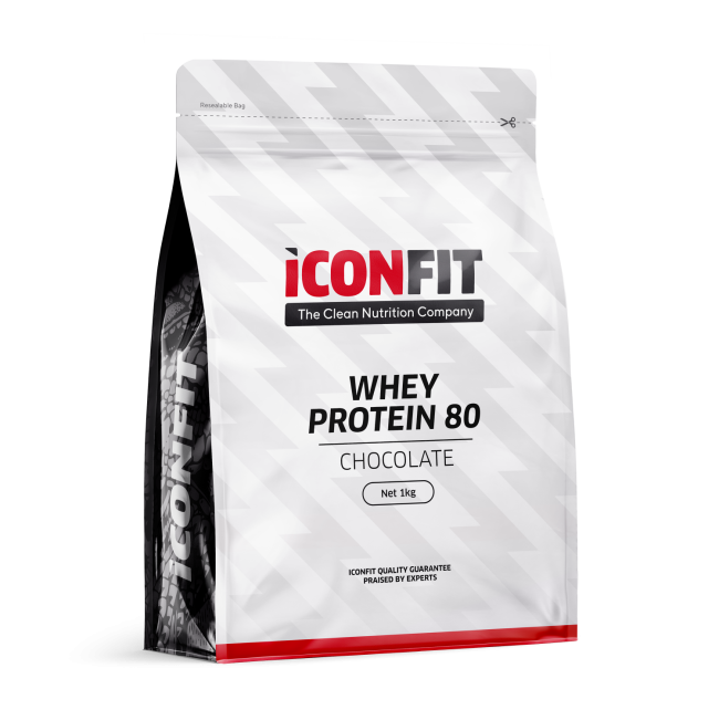 ICONFIT Whey Protein 80 - Choklad 1 kg — Vassleprotein