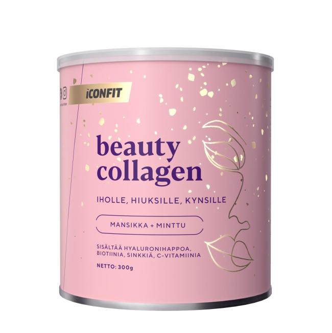 ICONFIT Beauty Collagen - Jordgubb-Mint 300g — Skönhetskollagen