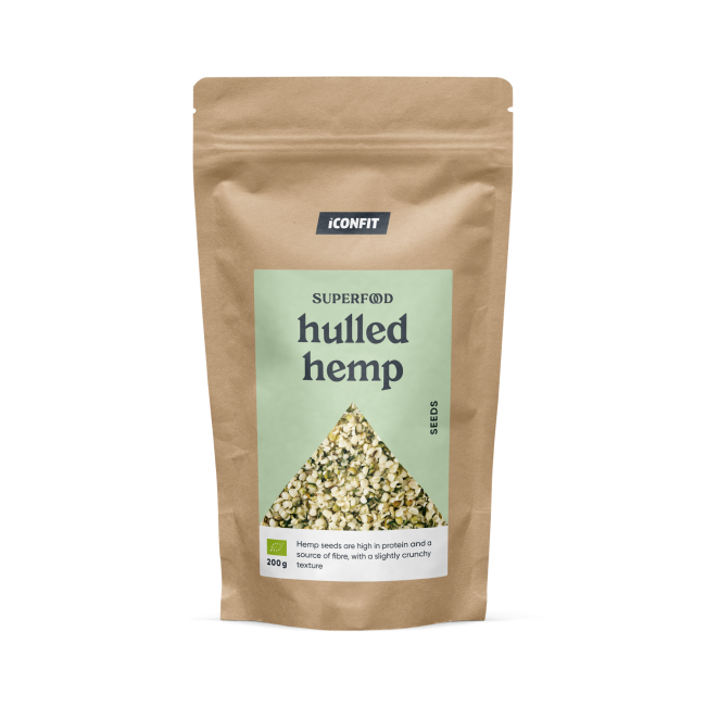 ICONFIT Organic Hemp Protein 50% 200g — Hampaprotein
