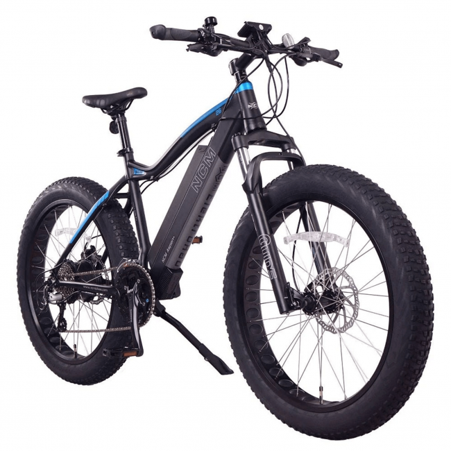 Elfatbike NCM Aspen, svart (624 Wh högeffektsbatteri)