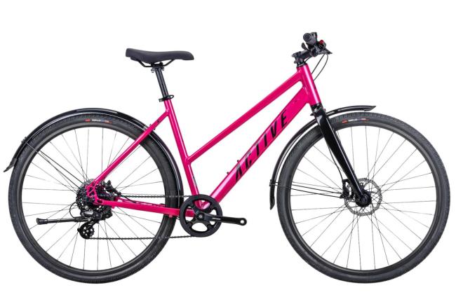 Active Max 117 Hybridcykel damer rosa