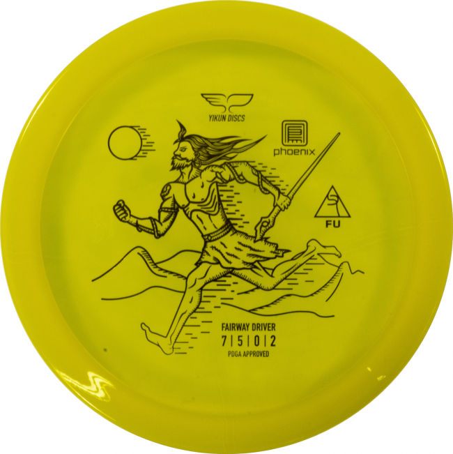 Yikun Phoenix Line Fu Frisbee golf disc Gul