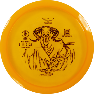 Yikun Phoenix Line Kui Frisbee gol disc, orange