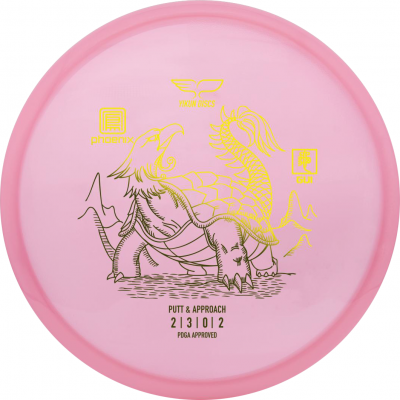 Yikun Phoenix Line Gui Putter Frisbee golf, rosa