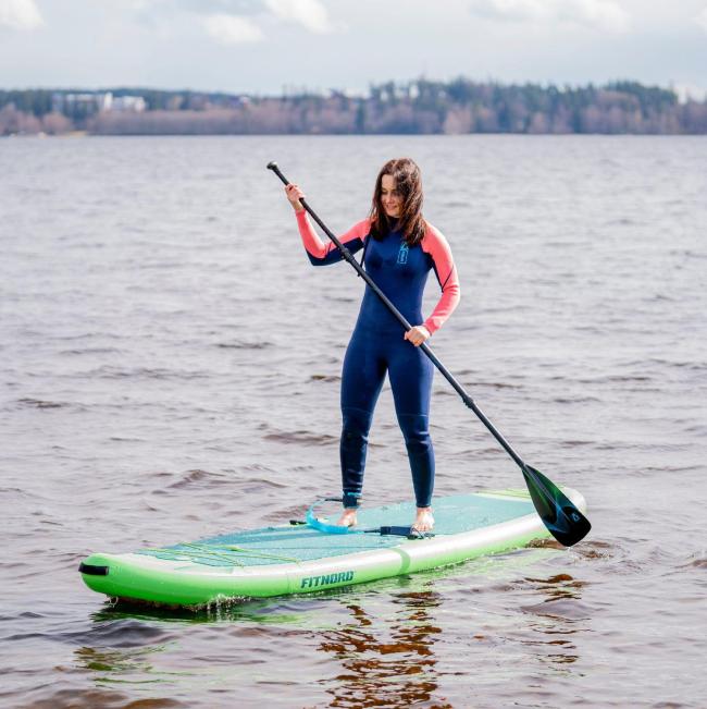 FitNord Aqua Leaf 340 SUP-brädsats 2023, grön