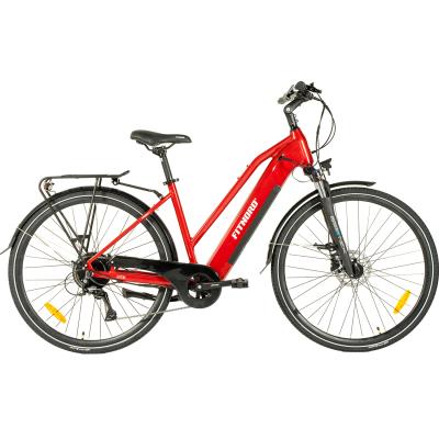 FitNord Ava 300 Elcykel 2023, röd (720 Wh batteri)