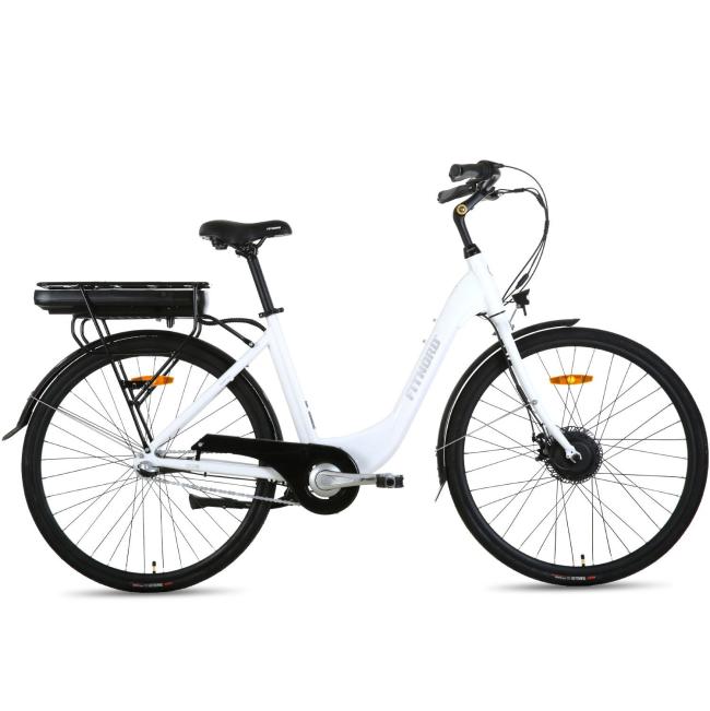 FitNord Classic 200 Elcykel 2023, vit (540 Wh batteri)