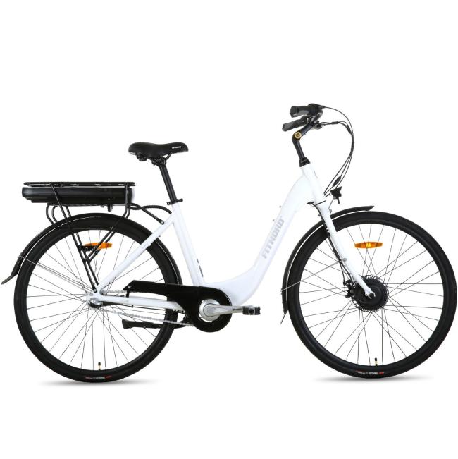 FitNord Classic 200 Elcykel vit (540 Wh batteri)