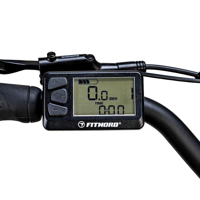 FitNord Classic 500 Elcykel 2023, vit (630 Wh batteri)