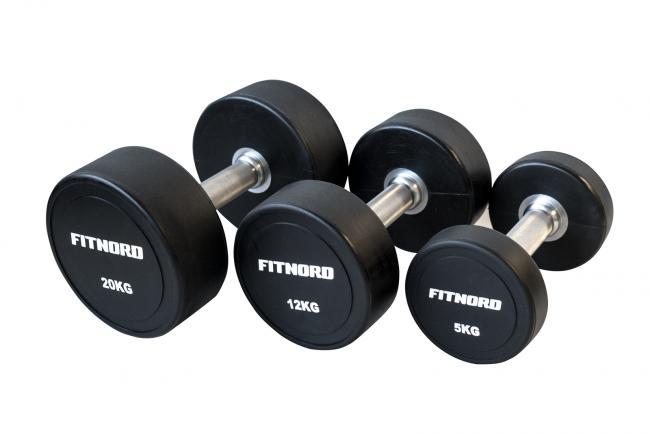 FitNord Diamond PU Hantlar 225 kg (par)