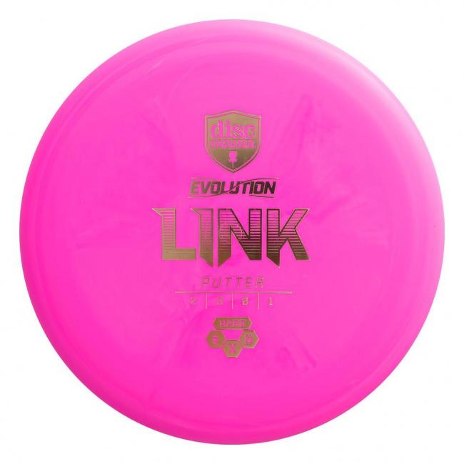 Discmania Hard Exo Link Frisbee Golf Disc Rosa