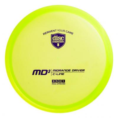 Discmania C-line MD3 Frisbee golf disc, gul