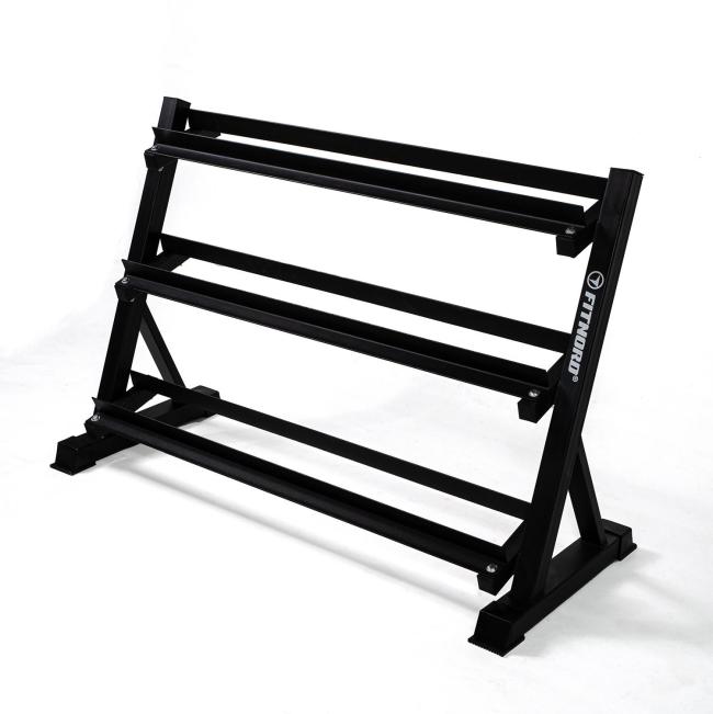 FitNord Hantelställ tre våningar, 130 cm