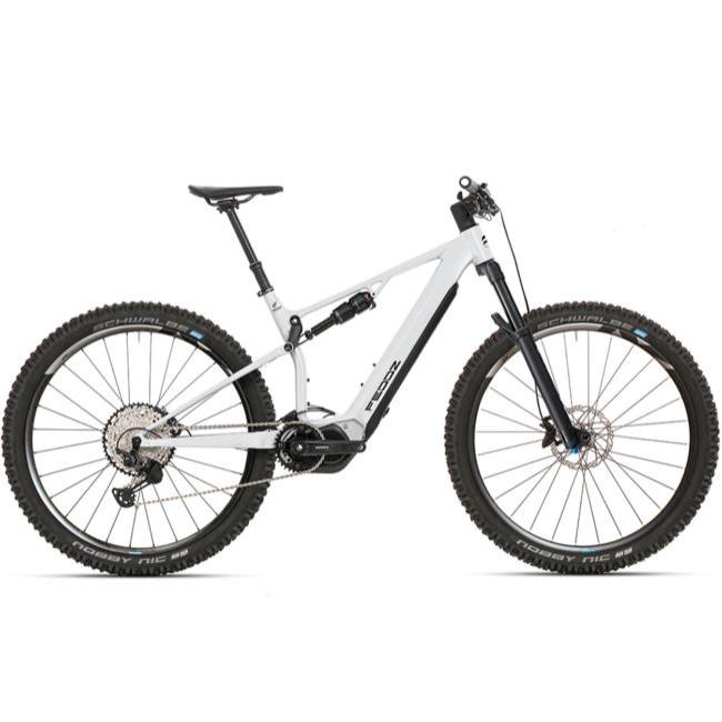 Feddz PF-1 heldämpad elmountainbike, vit (630 Wh batteri)