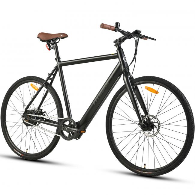 FitNord Agile Elcykel, Svart