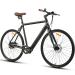 FitNord Agile Elcykel, Svart