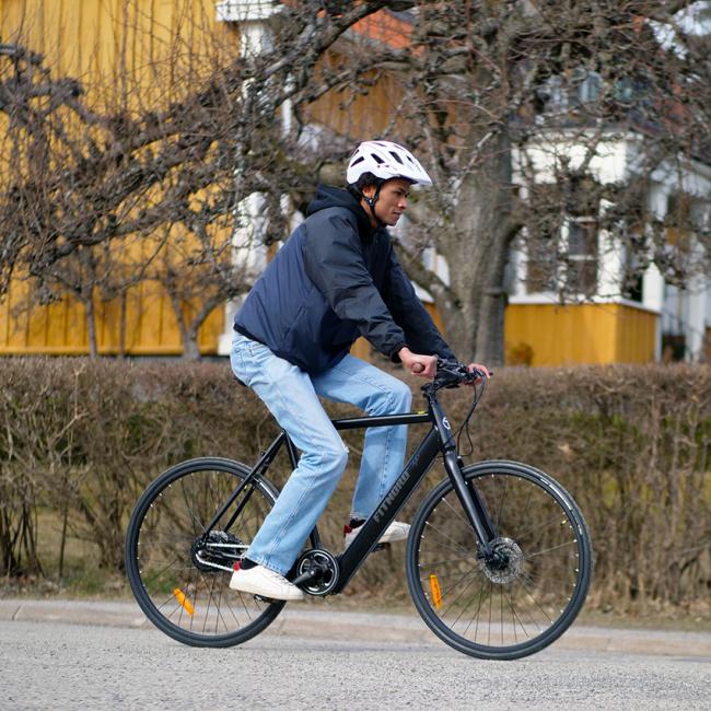 FitNord Agile Elcykel, Svart