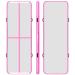 FitNord Airtrack luftvoltsbana 3 x 1 meter, rosa