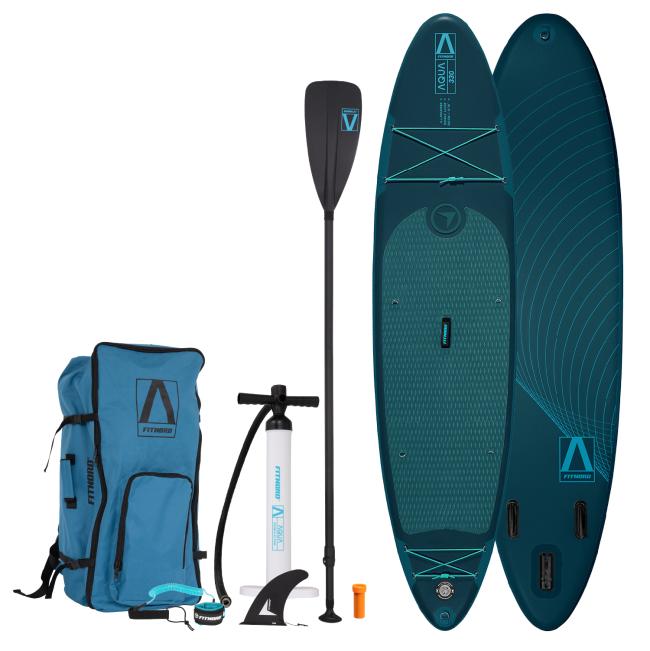 FitNord Aqua 330 SUP-brädsats, petrol 2025