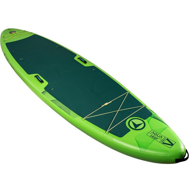 FitNord Aqua Leaf 340 SUP-lautasetti, vihreä (kantavuus 200 kg, lasikuitumela)