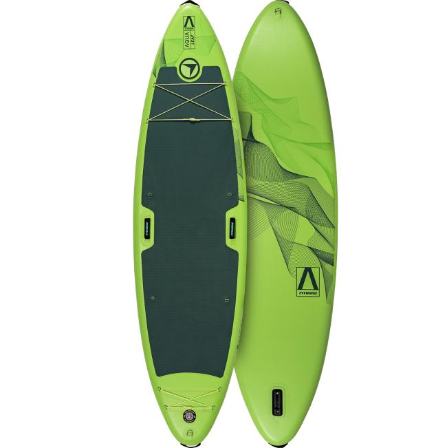 FitNord Aqua Leaf 340 SUP-brädsats 2023, grön