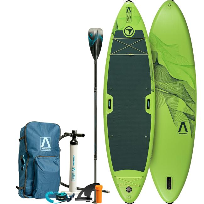 FitNord Aqua Leaf 340 SUP-brädsats 2023 grön