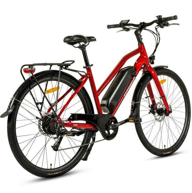 FitNord Ava 200 Elcykel, röd (540 Wh batteri) + ETT ÅR EXTRA GARANTI