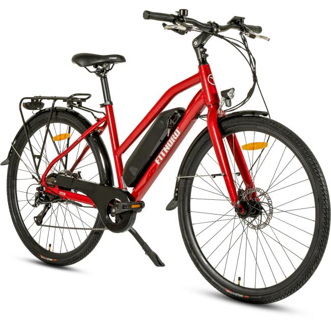 FitNord Ava 200 Elcykel 2023, röd (540 Wh batteri)