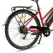 FitNord Ava 200 Elcykel 2023, röd (540 Wh batteri)