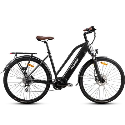 FitNord Ava 500 Elcykel 2023, svart (630 Wh batteri)
