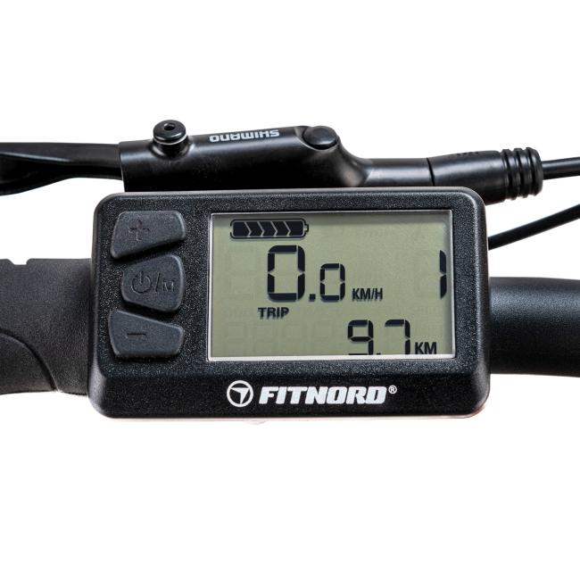 FitNord Ava 500 Elcykel 2023, röd (630 Wh batteri)