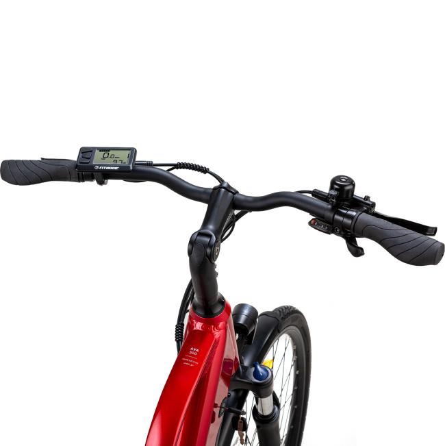 FitNord Ava 500 Elcykel 2023, röd (630 Wh batteri)
