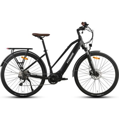 FitNord Ava 700 Elcykel 2023, svart (720 Wh batteri)