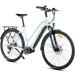 FitNord Ava 700 Elcykel 2023, vit (720 Wh batteri)