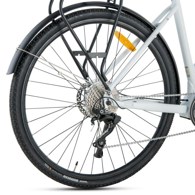FitNord Ava 700 Elcykel 2023, vit (720 Wh batteri)