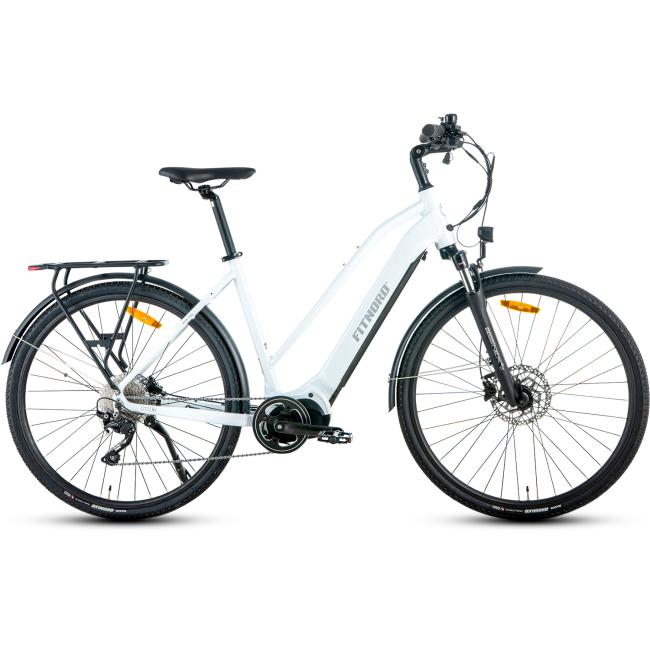 FitNord Ava 700 Elcykel vit (720 Wh batteri)