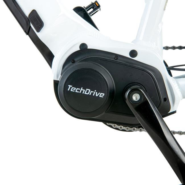 FitNord Ava 700 Elcykel 2023, vit (720 Wh batteri)